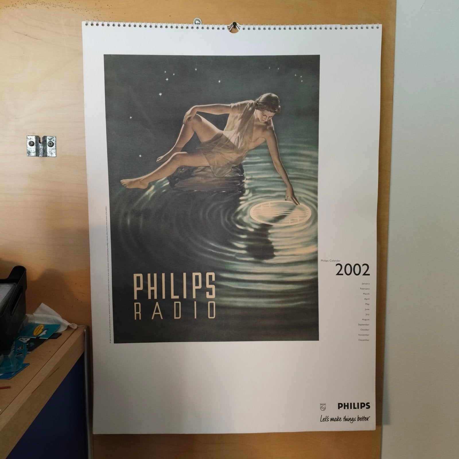 Philips kalender 2002, Ophalen, Maandkalender