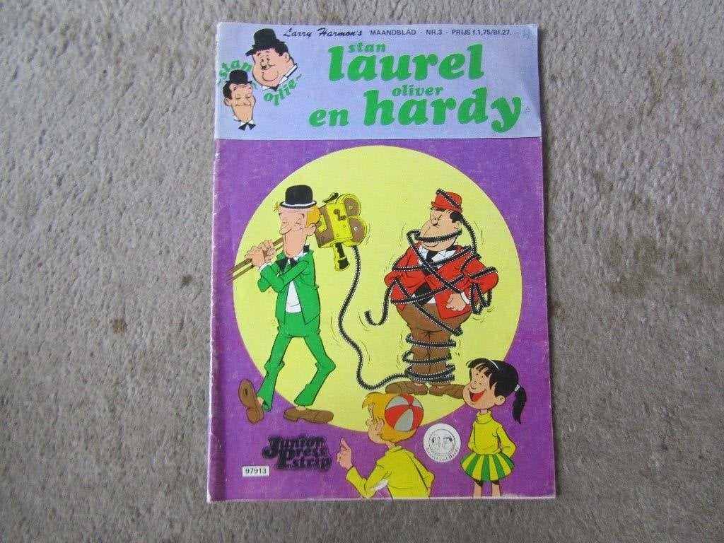 Stripboek: Stan Laurel en Oliver Hardy, Eén stripboek, Ophalen of Verzenden, Gelezen