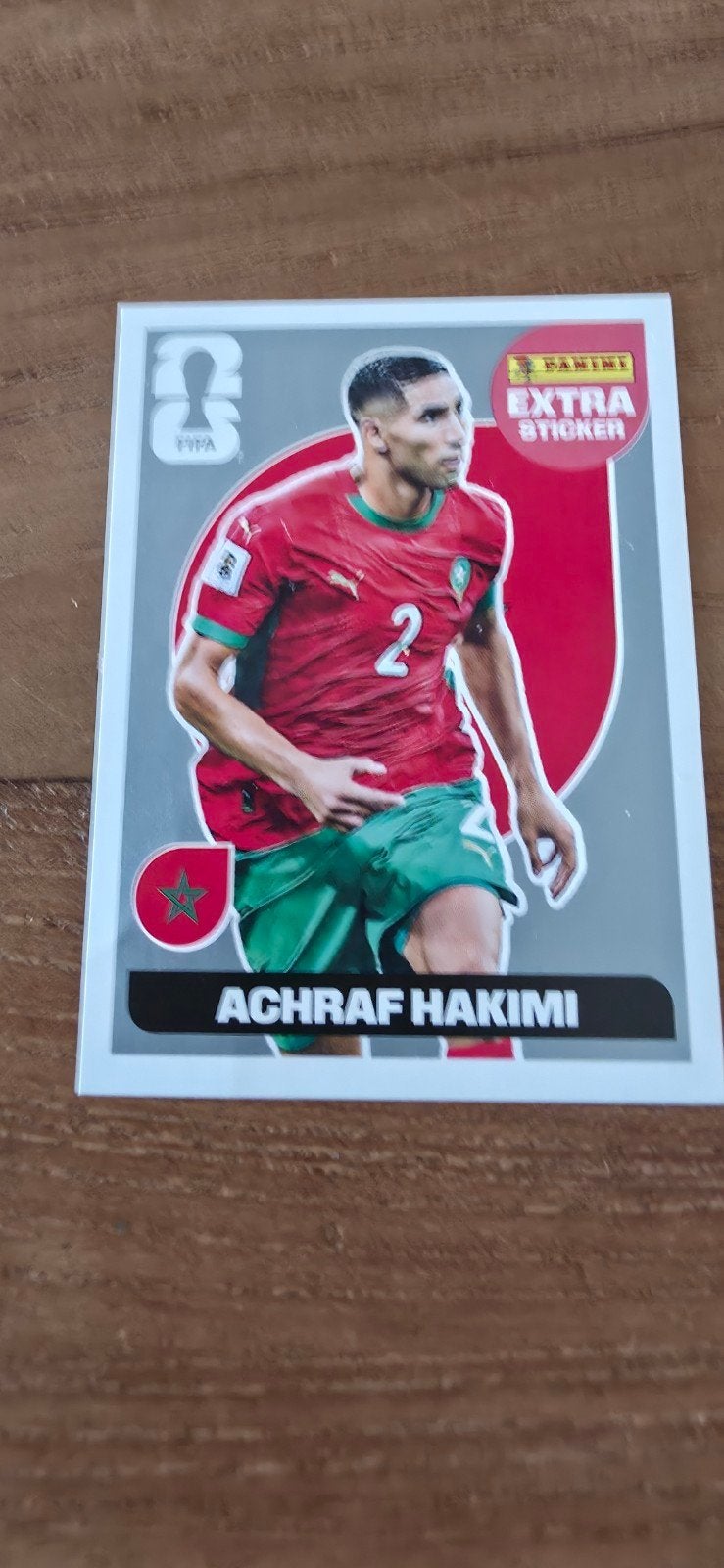 Hakimi Panini Extra Sticker zilver, Ophalen of Verzenden, Sticker