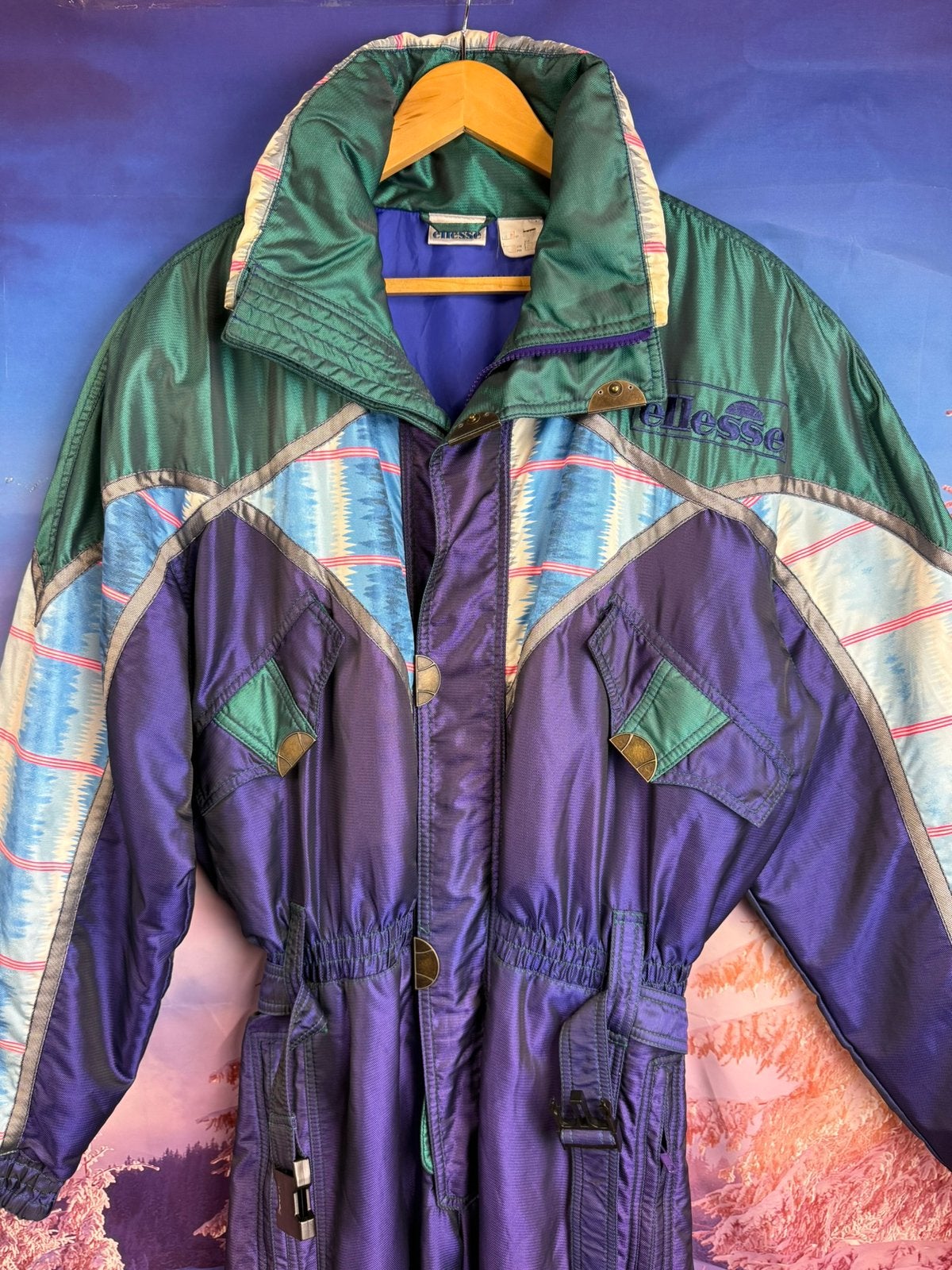 Vintage Fout Skipak van Ellesse maat 50 / M, Ophalen of Verzenden, Zo goed als nieuw, Maat 48/50 (M), Pak