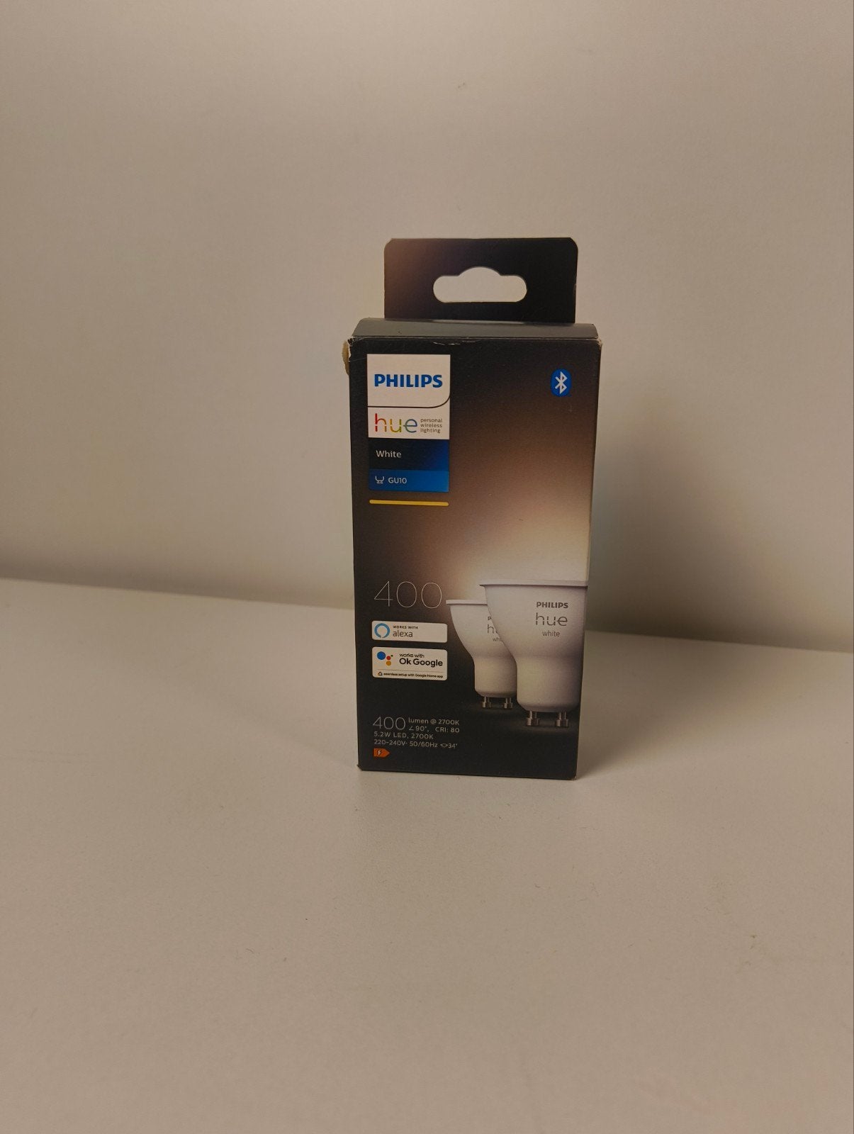 Philips Hue White 400 GU10 Smart LED Lamp - 2700K, Led-lamp, Philips Hue, GU10, Ophalen of Verzenden