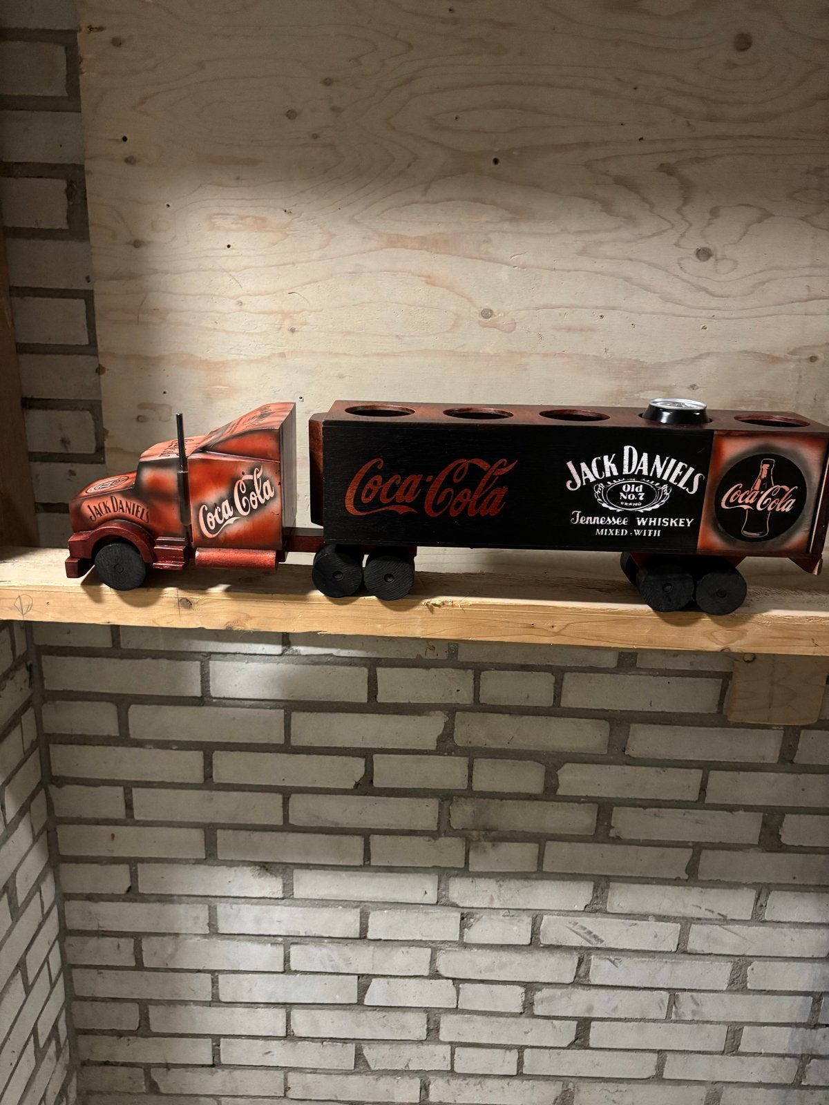 Unieke Jack Daniel's & Coca-Cola Truck Drankhouder, Ophalen of Verzenden, Zo goed als nieuw, Auto's