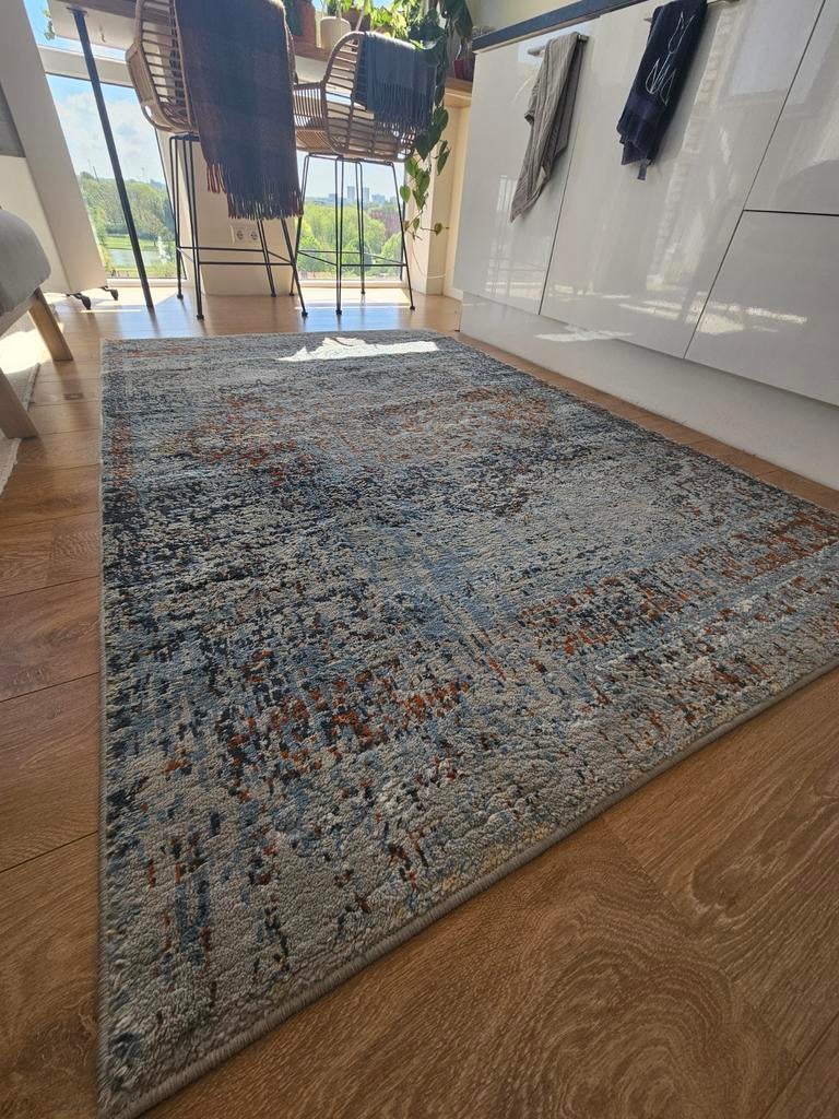 IKEA JEJSING Vloerkleed - (133x195 cm), Huis en Inrichting, Stoffering | Tapijten en Kleden, Ophalen, Grijs, 100 tot 150 cm, Zo goed als nieuw