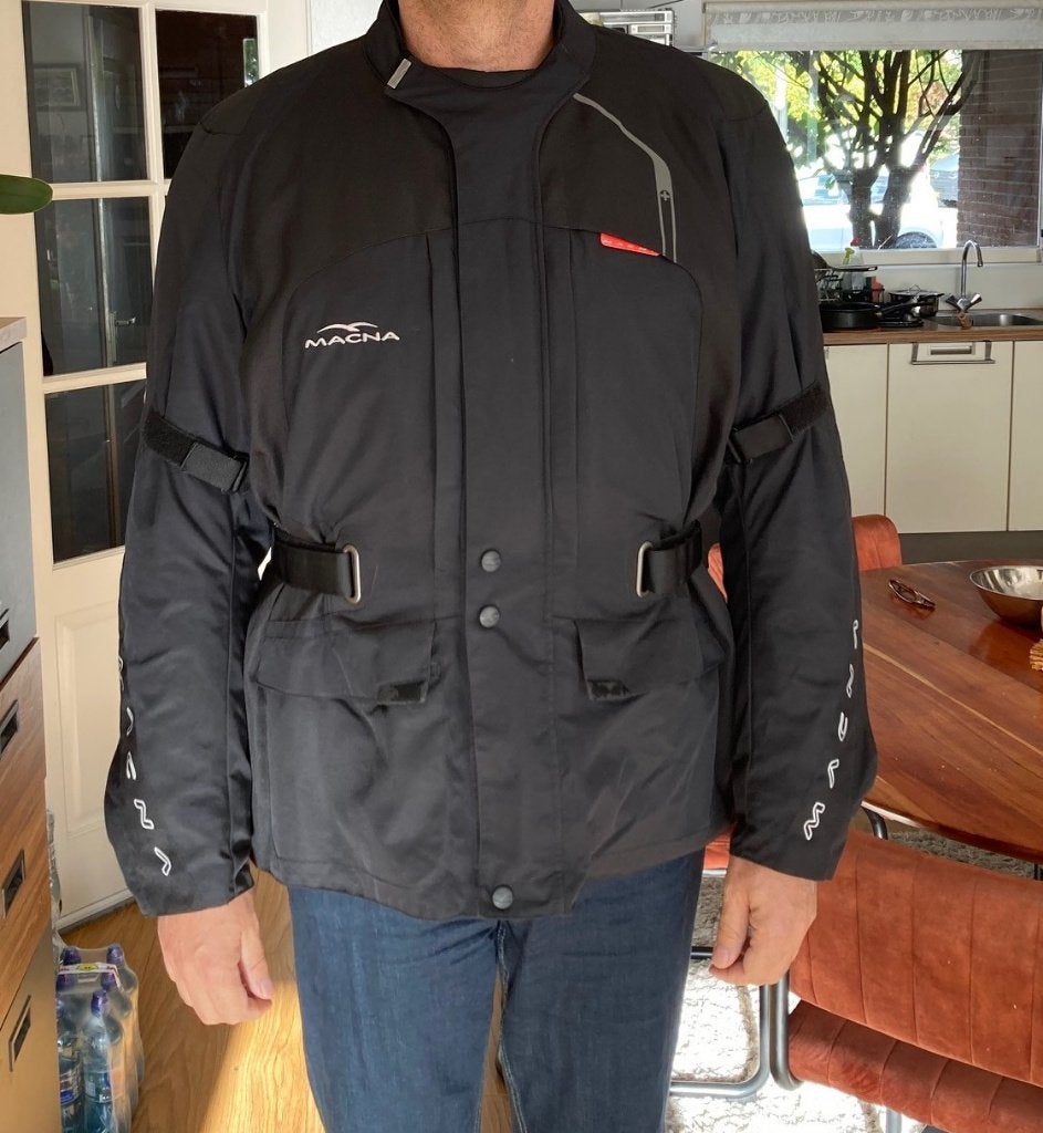 Macna heren motorjas, 6XL, Ophalen, Jas | textiel, Heren, Tweedehands