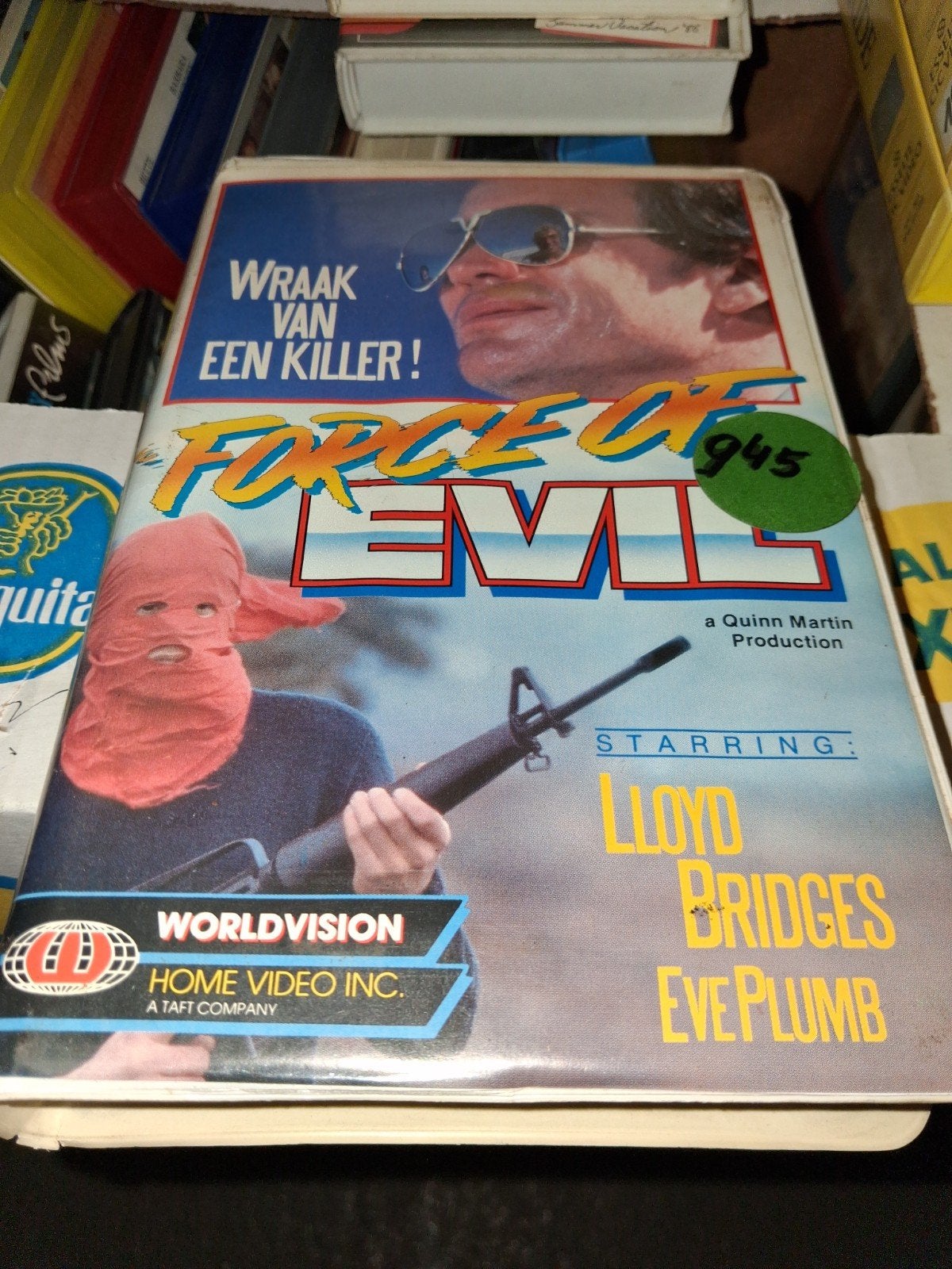 Vhs ex-rental  - Force Of Evil, Vanaf 16 jaar, Ophalen of Verzenden, Gebruikt, Horror