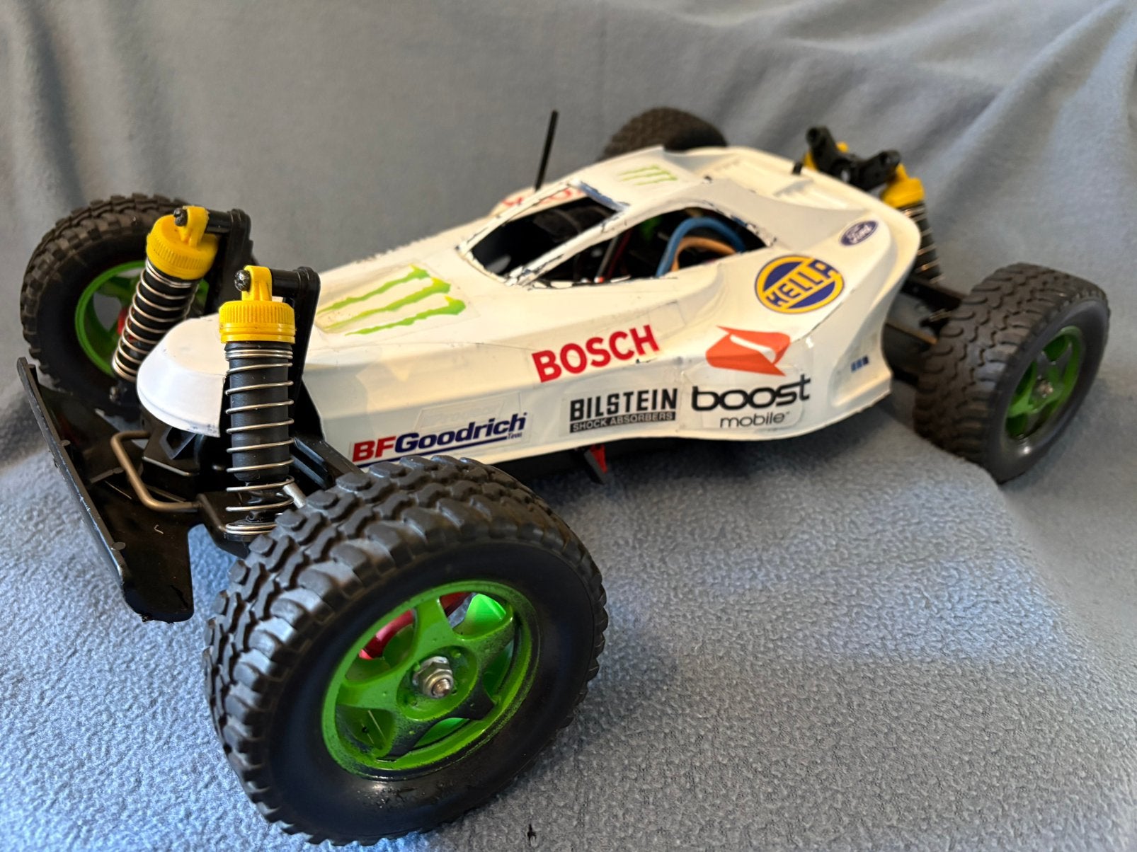 Tamiya Buggy 1:10 RC -inclusief ESC en stuurservo, Elektro, Gebruikt, Auto offroad, Ophalen of Verzenden