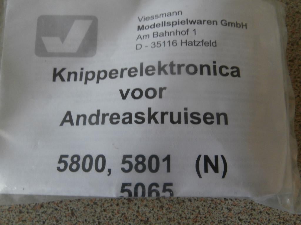 Knipper elektrische voor Andreaskruis, Overige merken, Gelijkstroom of Wisselstroom, Overige typen, Ophalen of Verzenden