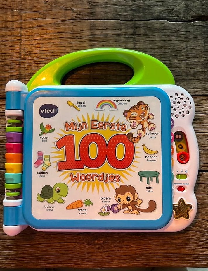 Vtecht mijn eerste 100 woordjes boek., Ophalen of Verzenden, Zo goed als nieuw, 6 maanden tot 2 jaar