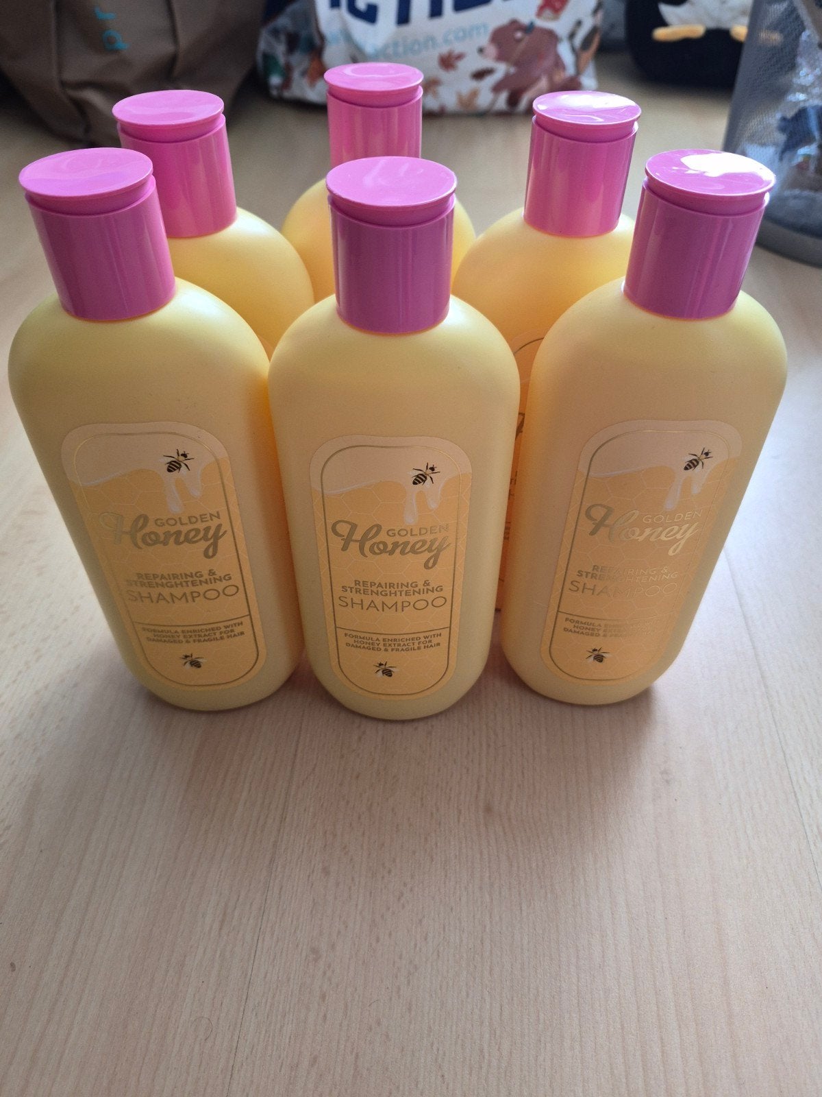 Golden Honey Repairing & Strengthening Shampoo (6 flessen), Ophalen of Verzenden, Nieuw, Shampoo of Conditioner
