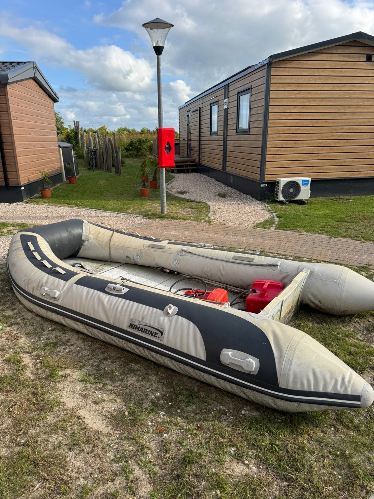 6 persoons rubberboot (opknapper), Ophalen, Gebruikt