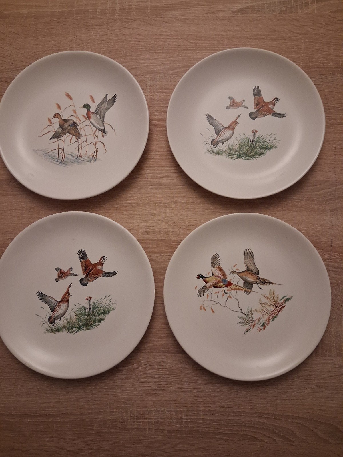 Borden gevogelte, Villeroy & Boch, Antiek en Kunst, Ophalen