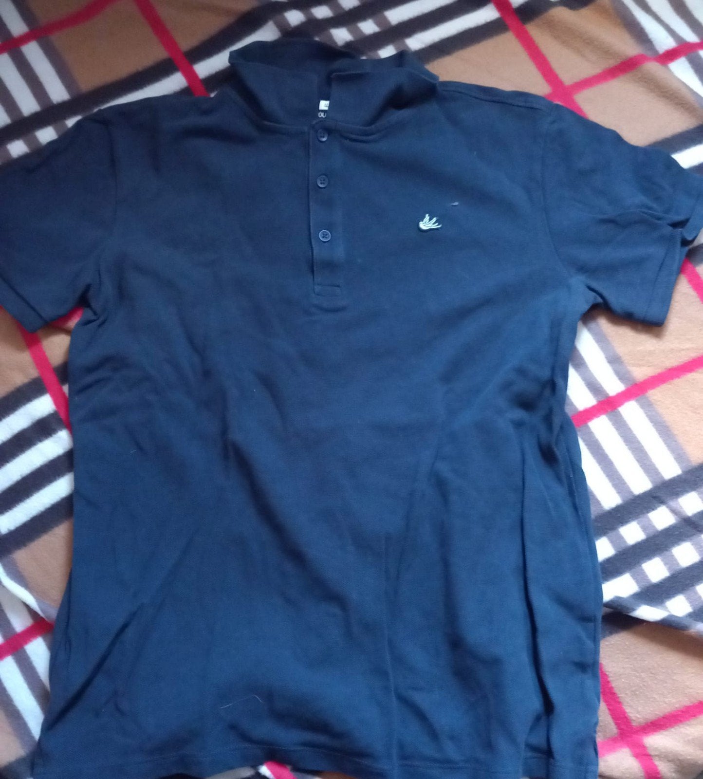 WE kinder polo 170/176, Ophalen of Verzenden, Zo goed als nieuw, Maat 46 (S) of kleiner, Blauw