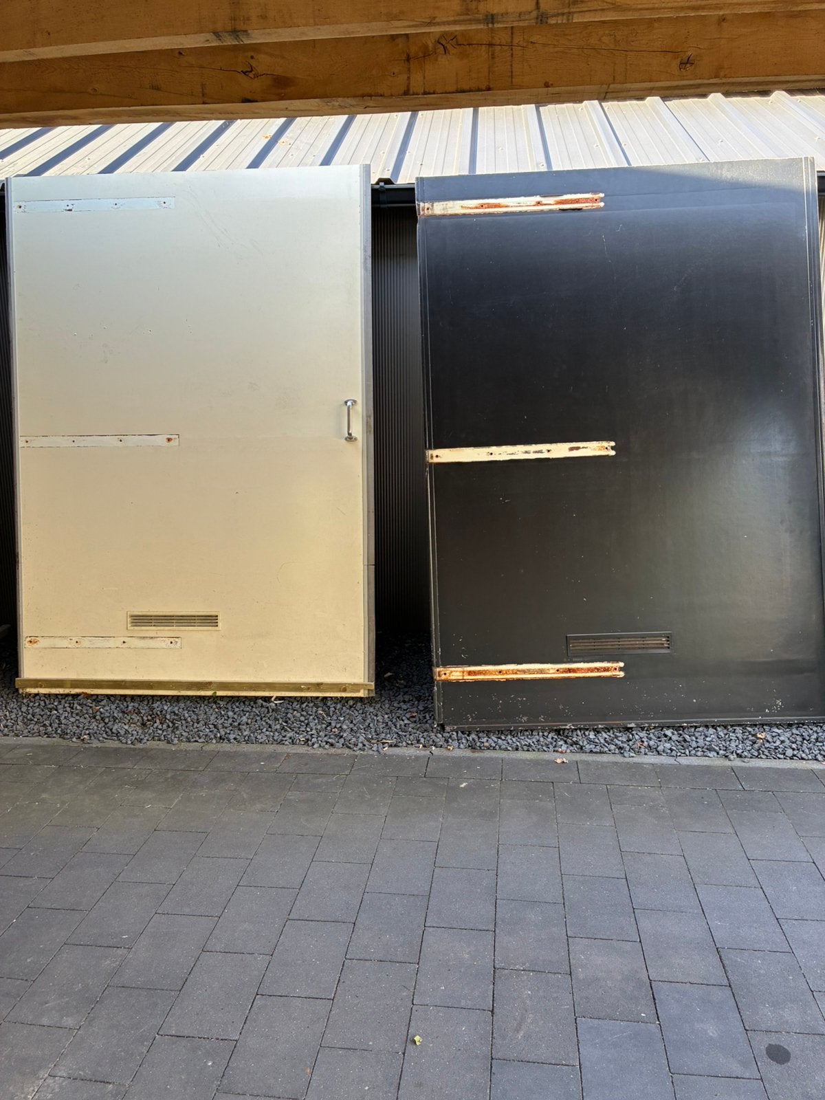 Grote garagedeuren, Ophalen, Kunststof, Garagedeur, 120 cm of meer