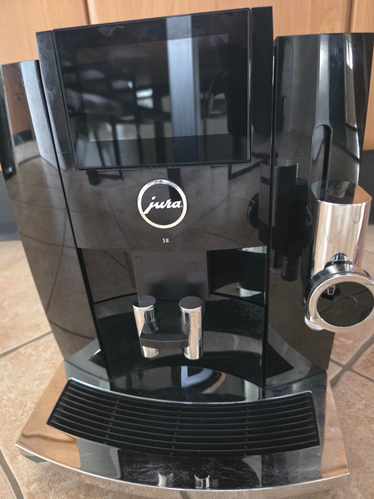 Jura S8 Koffiemachine - Zo goed als nieuw, Witgoed en Apparatuur, Ophalen, 10 kopjes of meer, Koffiemachine, Koffiebonen