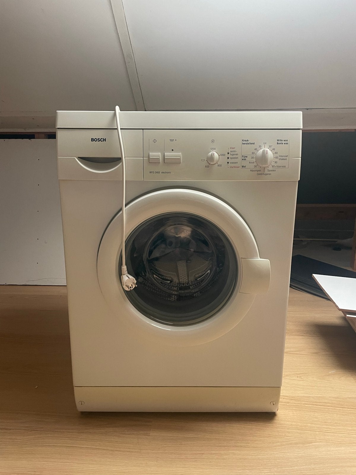 Bosch WFD 2460NL Wasmachine - Gebruikt, Ophalen, Gebruikt, Voorlader, Wolwasprogramma
