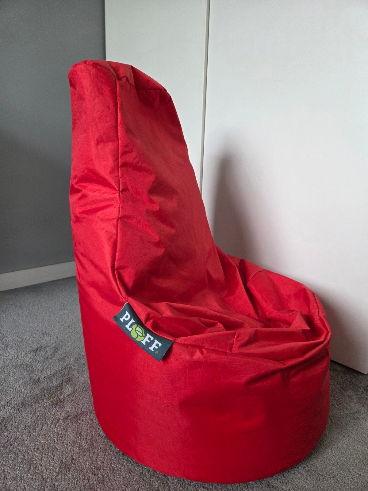 Ploff Zitzak 'Giraffe' 70 cm hoog, Ophalen of Verzenden, Zo goed als nieuw, Rood, Zitzakstoel