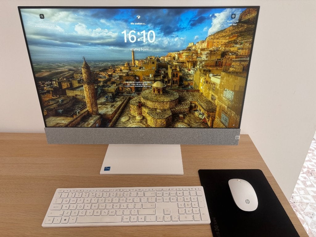 Hp all in one pc, Computers en Software, Desktop Pc's, Zo goed als nieuw, Ophalen