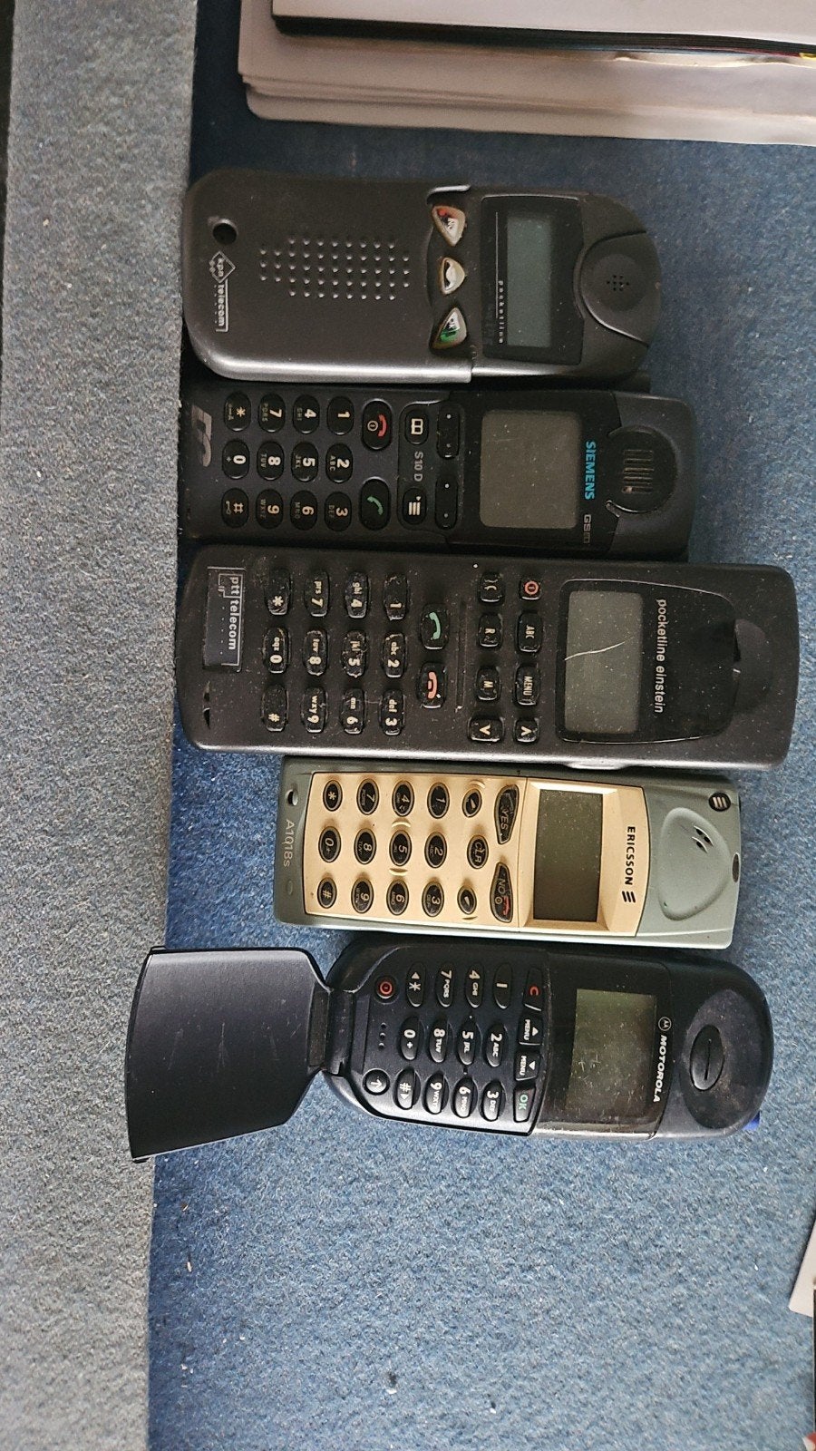 Partij Oude Telefoons - Vintage Collectie, Gebruikt, Overige modellen, Geen camera, Ophalen of Verzenden