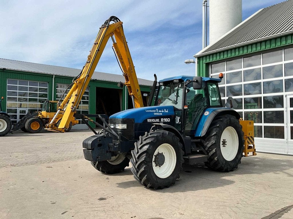 1999 New Holland 8160 Maaiarm combinatie, Gebruikt, New Holland