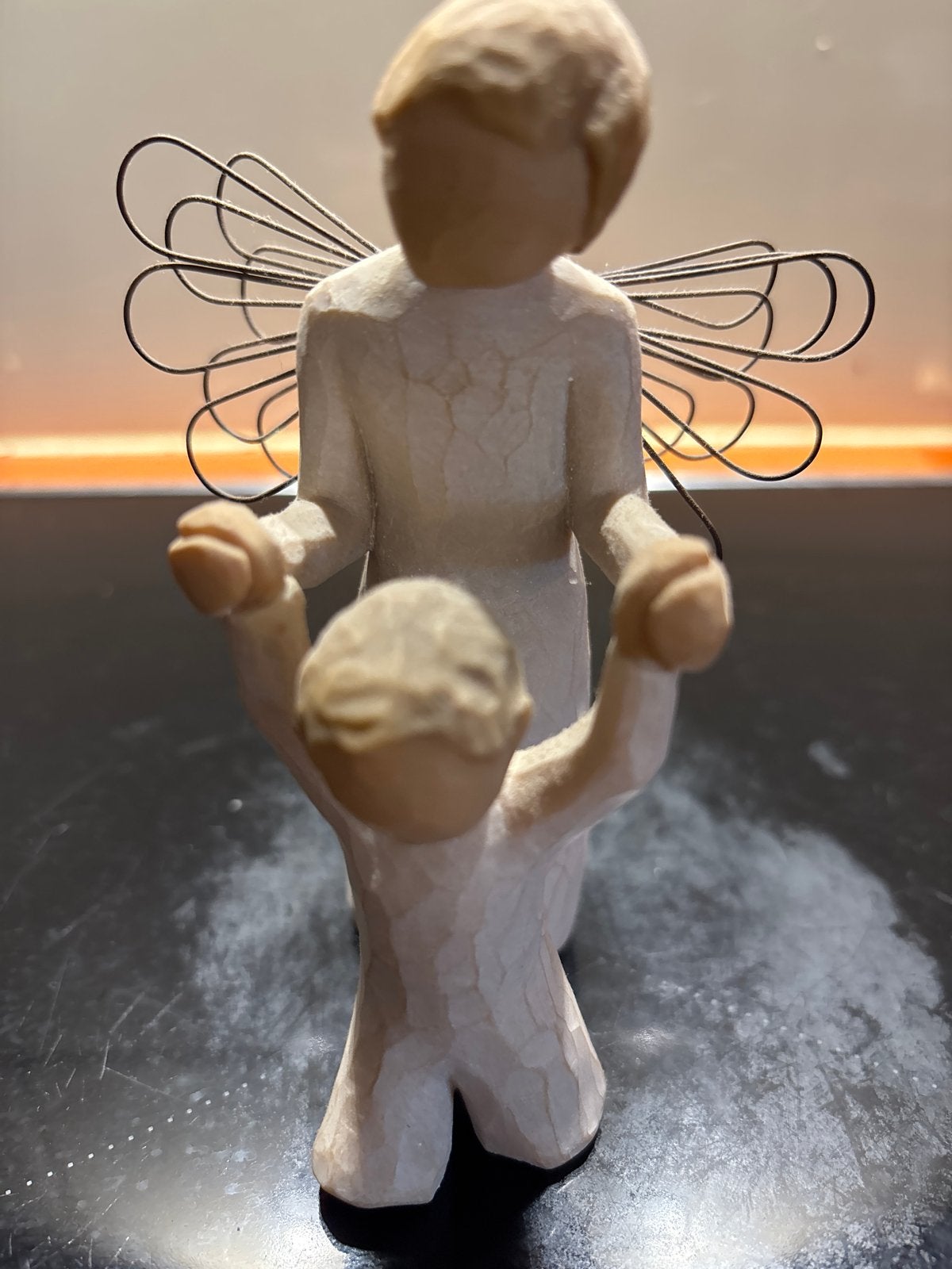 Willow Tree - Guardian Angel Beeldje, Verzamelen, Beelden en Beeldjes, Ophalen of Verzenden, Zo goed als nieuw, Religie