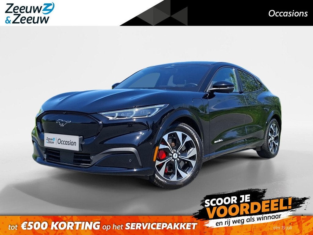 Ford Mustang Mach-E Extended AWD 98 kWh Panoramadak | Trekha, Auto's, Ford, Bedrijf, Te koop, Mustang, 360° camera, 4x4, ABS, Achteruitrijcamera