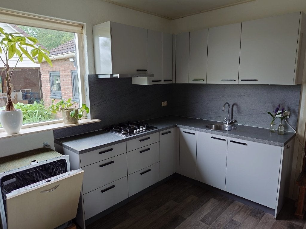 Hoekkeuken, Huis en Inrichting, Keuken | Complete keukens, Ophalen, Gebruikt, Hoekkeuken, Kunststof
