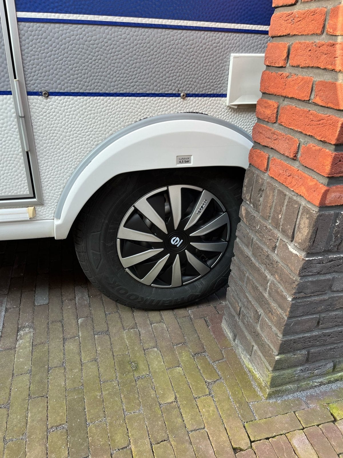 Sparco wieldoppen Lazio - Zwart/Grijs, Auto diversen, Wieldoppen, Ophalen of Verzenden, Nieuw