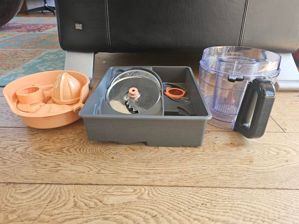 Philips Foodprocessor accessoires - citruspers, snijschijven, Ophalen of Verzenden, Gebruikt
