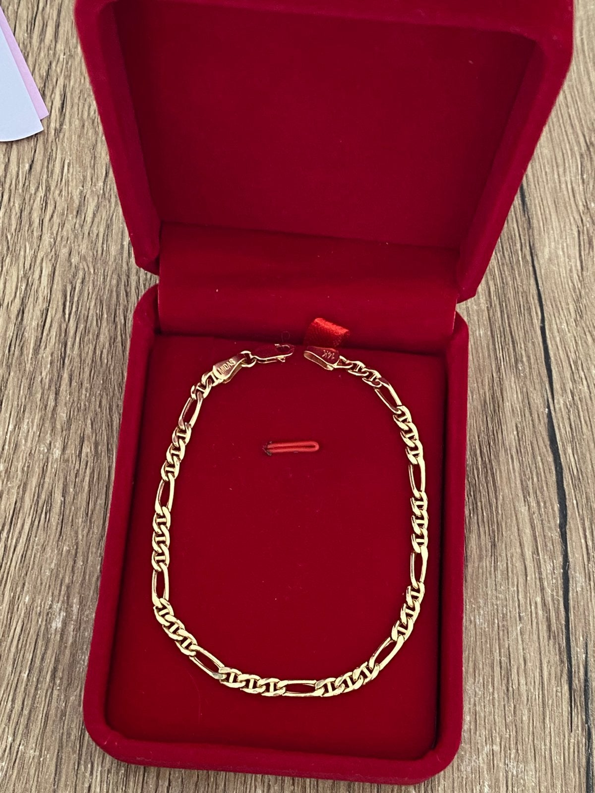 Mooie 14 karaat gouden armband 585 goud, Ophalen of Verzenden, Nieuw, Goud, Goud