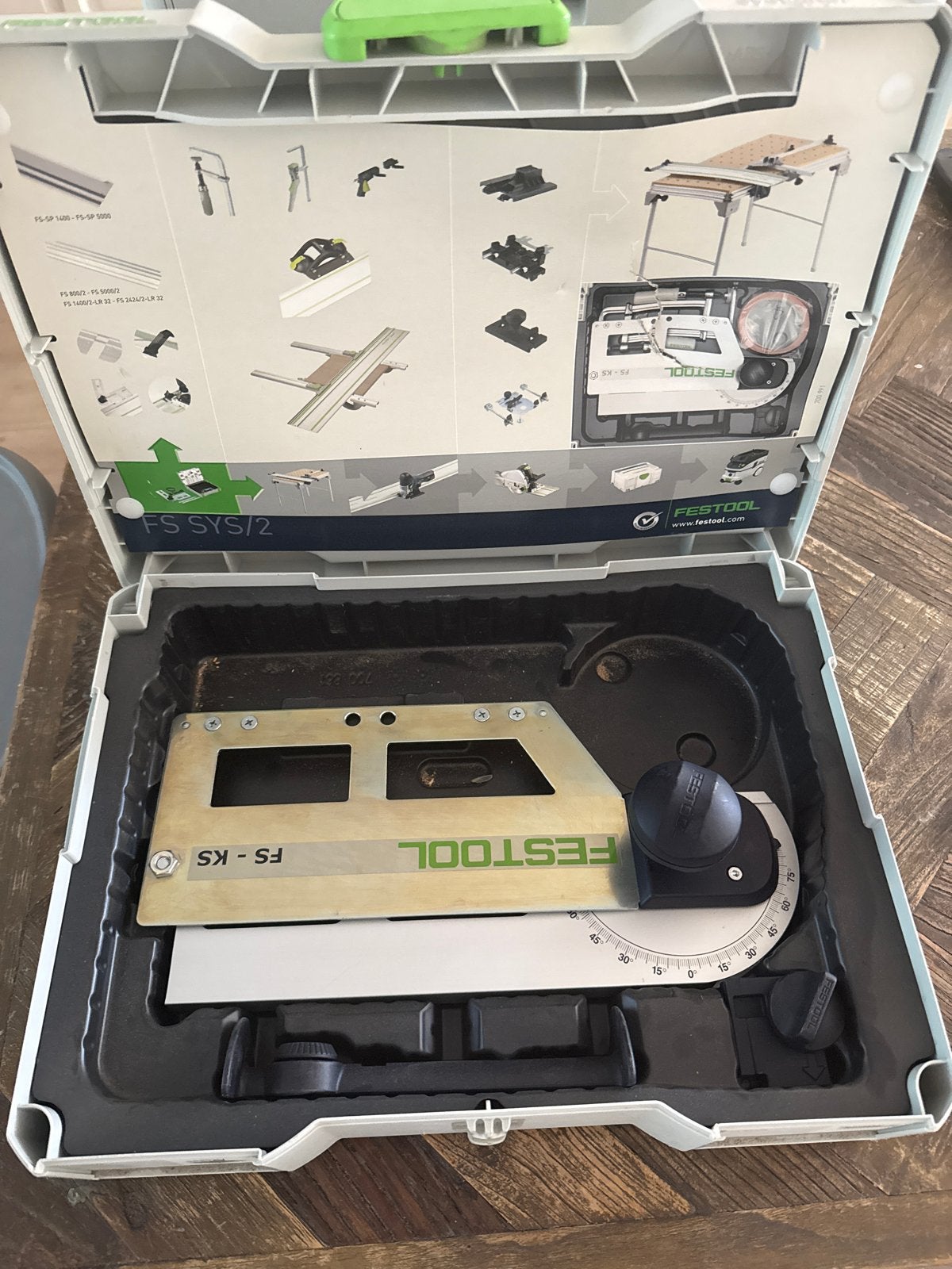 Festool FS-KS geleiderail adapter in Systainer, Doe-het-zelf en Verbouw, Gereedschap | Handgereedschap, Ophalen of Verzenden, Gebruikt