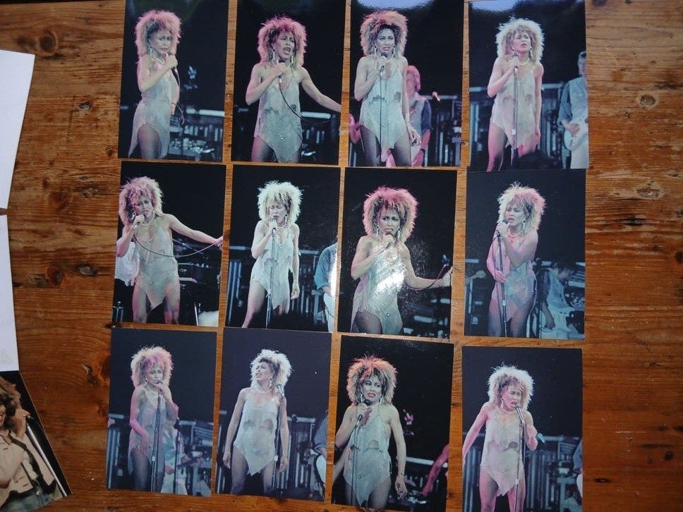 12 Tina Turner foto's - 10 x 15 cm, Ophalen of Verzenden, Foto, Fotografie