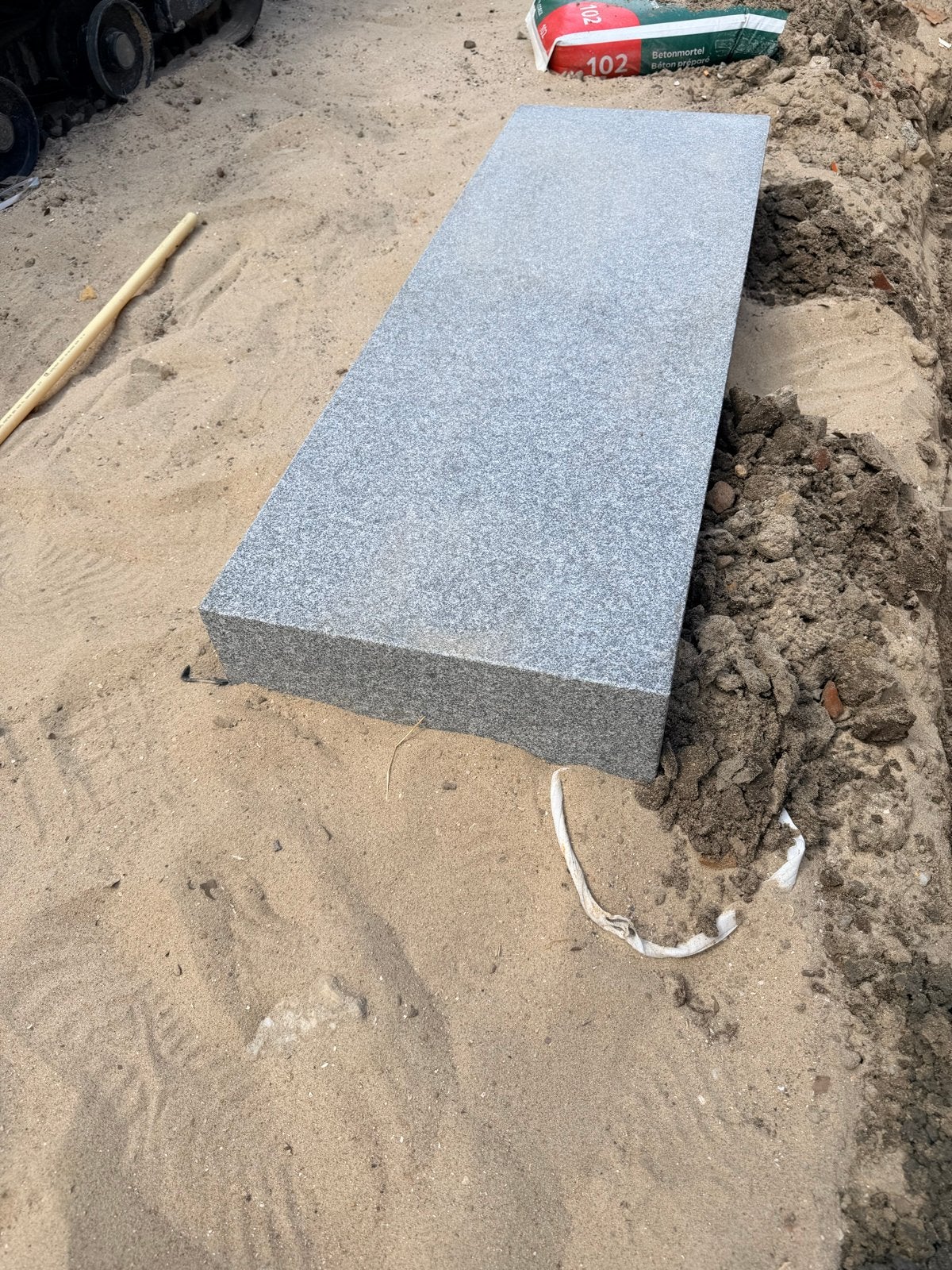 Granieten traptrede 100x35x15 cm, Ophalen, Nieuw, Minder dan 2 meter