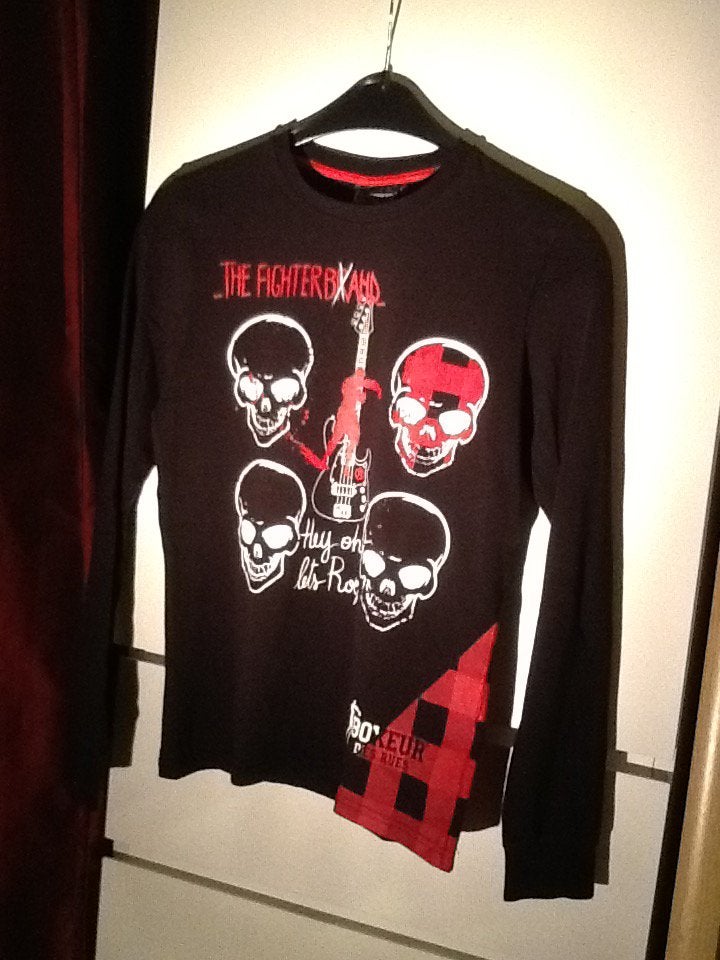 Leuk BOXEURS DES RUES shirt, Ophalen of Verzenden, Zo goed als nieuw, Maat 46 (S) of kleiner, Zwart