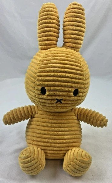 Nijntje knuffel corduroy geel Bon Ton Toys 25cm Dick Bruna, Coolsingel 104, 3011 AG Rotterdam, Netherlands, Konijn, Nijntje, Zo goed als nieuw