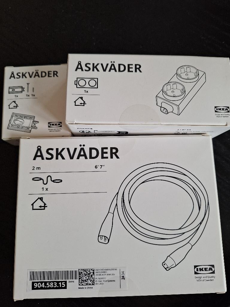 IKEA ASKVÄDER SET, Ophalen of Verzenden, Nieuw, Kabel of Snoer