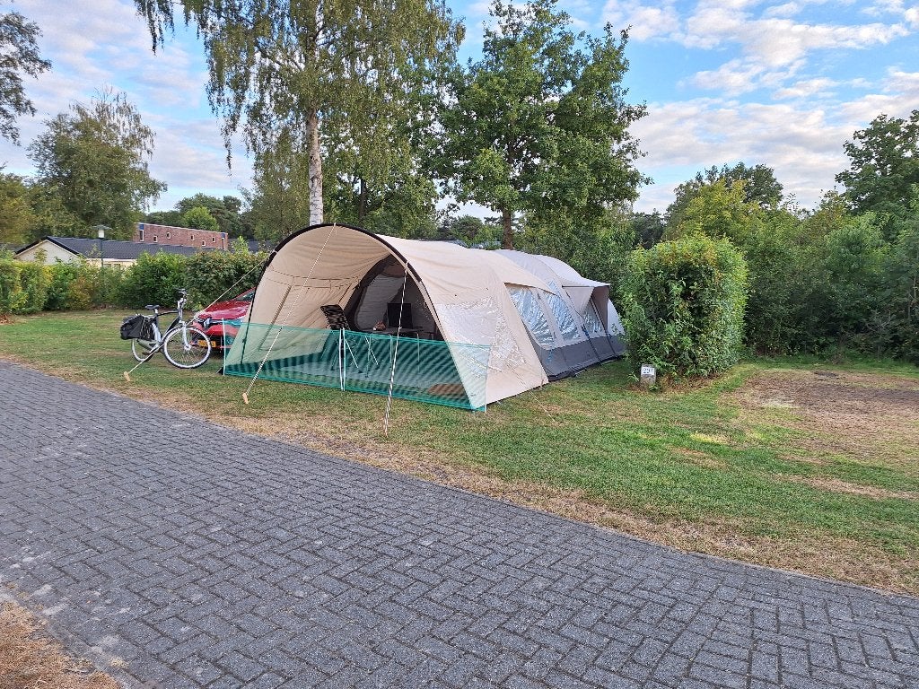Bardani tunneltent met aanhanger, Caravans en Kamperen, Tenten, Ophalen, Gebruikt, Tot en met 5