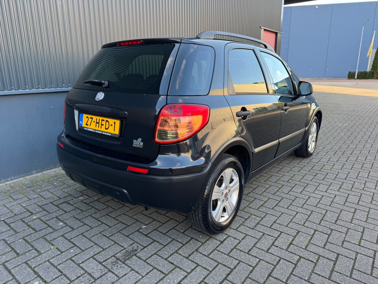 Fiat Sedici 1.6 | Suzuki SX4 | 140.960 KM | Airco,Nieuwe APK, Auto's, Voorwielaandrijving, Zwart, 4 cilinders, 400 kg