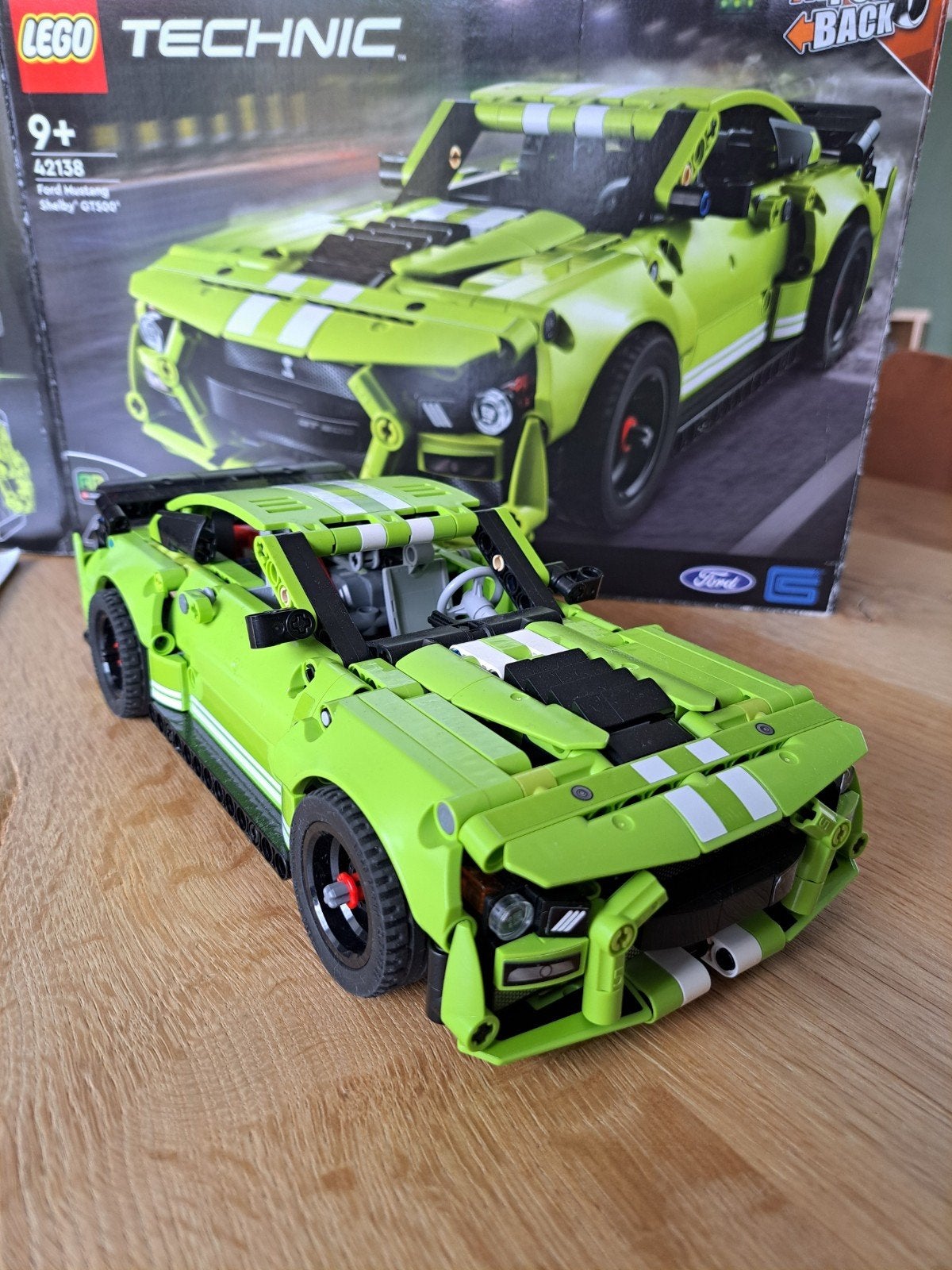 Lego 42318 Ford Mustang, Kinderen en Baby's, Speelgoed | Duplo en Lego, Lego, Ophalen of Verzenden, Zo goed als nieuw, Complete set