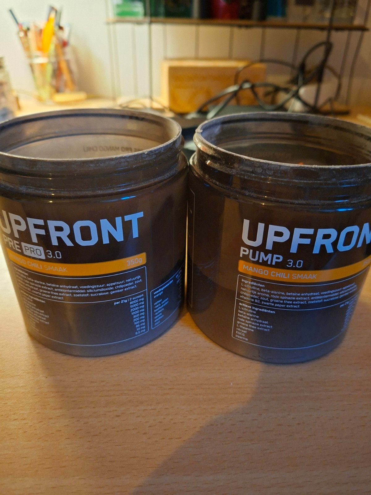 Upfront Pre-Pro en Pump mango chili, Ophalen of Verzenden, Gebruikt, Poeder of Drank