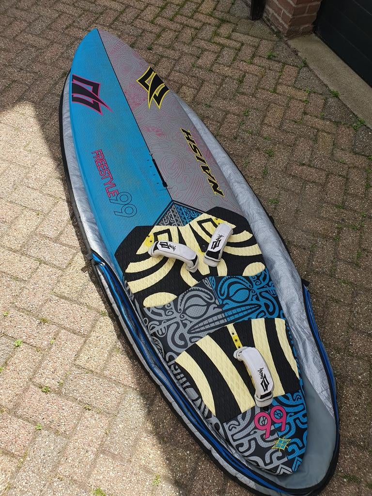 Naish freestyle 99 gebruikt voor freeride super snel., Ophalen, Plank