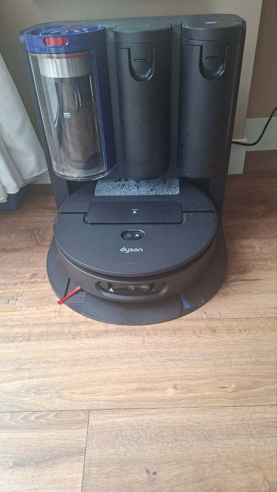 Dyson robotstofzuiger, Ophalen of Verzenden, Zo goed als nieuw, Geschikt voor harde vloeren, Reservoir