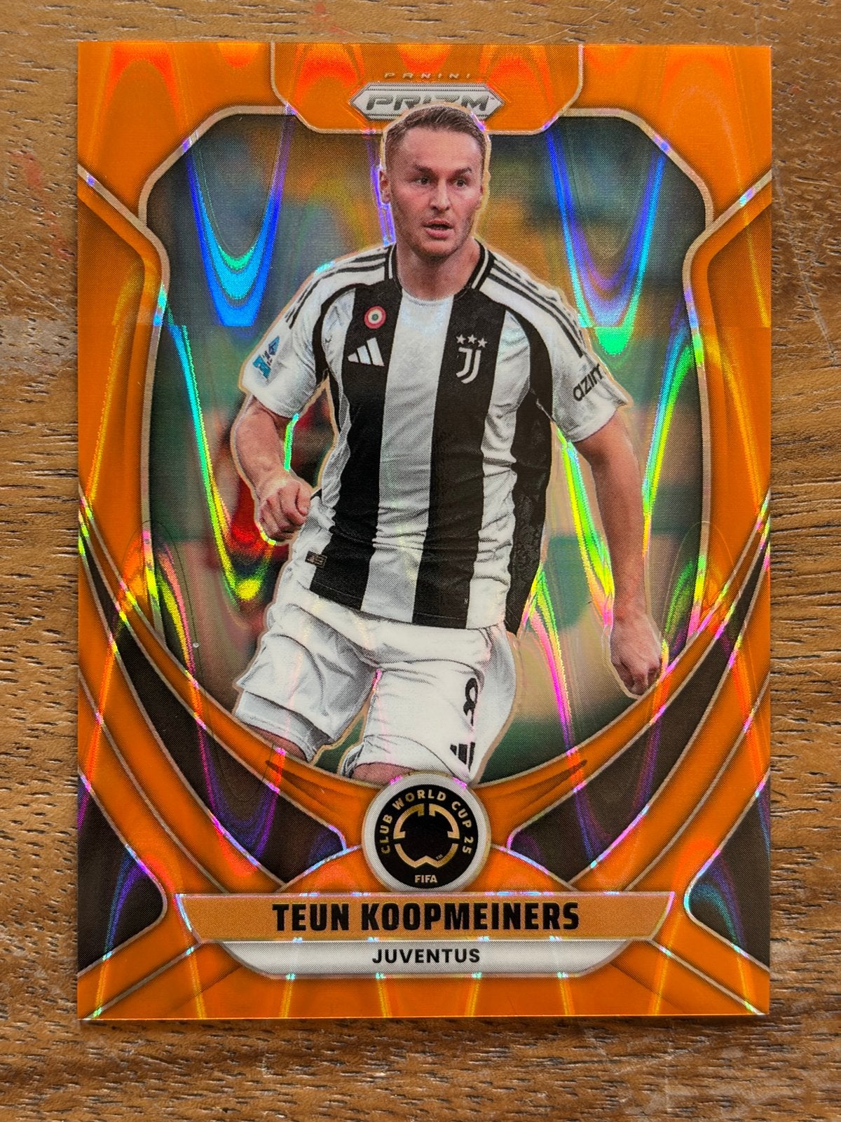 Teun Koopmeiners Juventus Prizm FIFA World Cup 2025 kaart, Verzenden, Zo goed als nieuw, Buitenlandse clubs, Spelerskaart