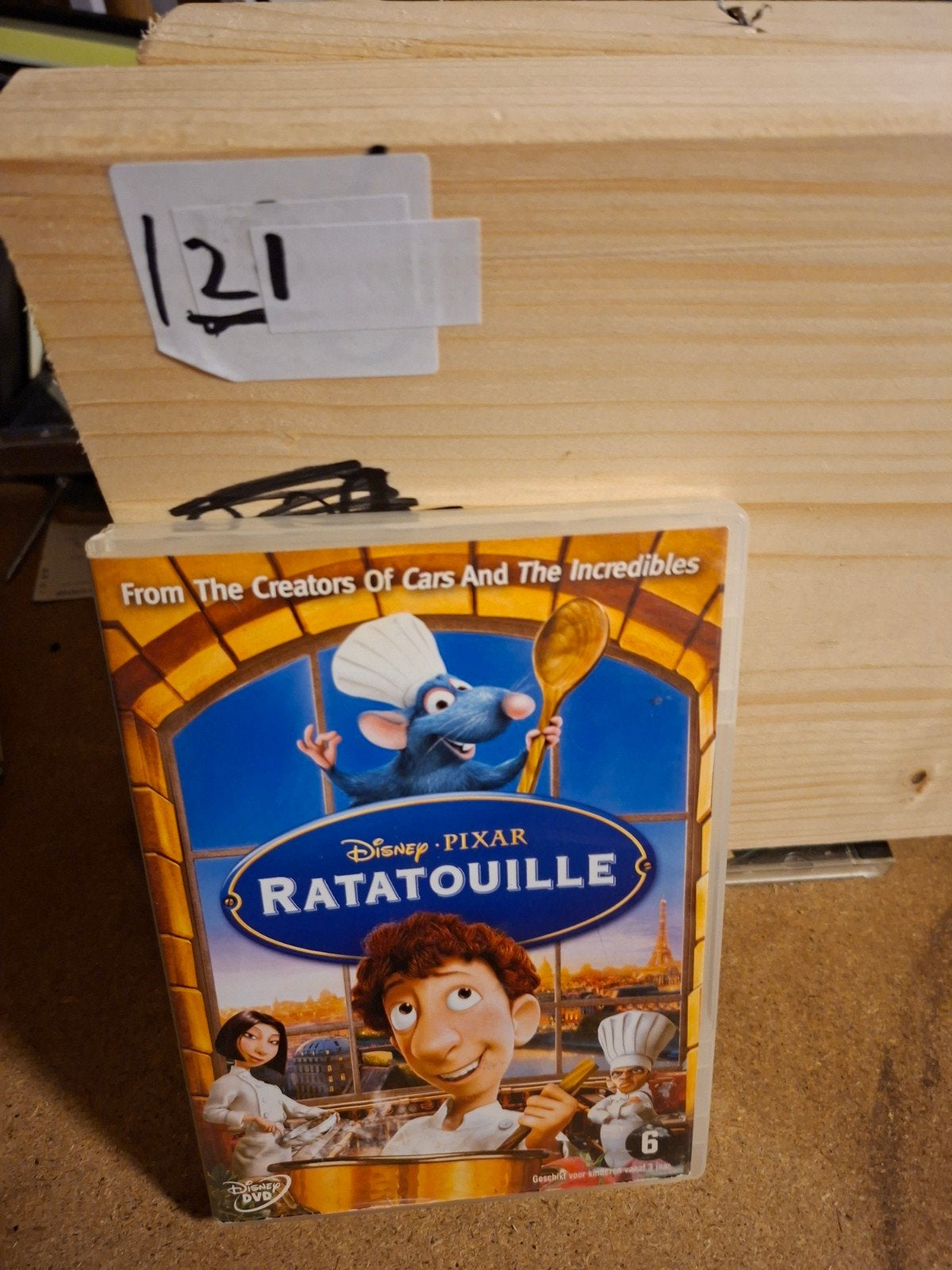 Disney Pixar Ratatouille DVD - Familie animatiefilm, Gebruikt, Animatie, Ophalen of Verzenden, Vanaf 6 jaar