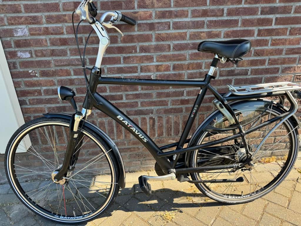 Herenfiets Batavus Mambo - Framemaat 61 cm, Fietsen en Brommers, Fietsen | Heren | Herenfietsen, Gebruikt, Versnellingen, Batavus