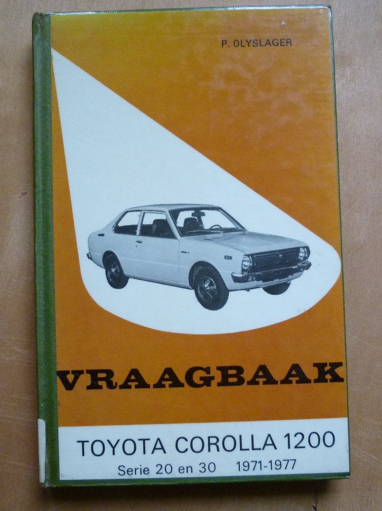 Vraagbaak Toyota Corolla  1971-1977, Ophalen of Verzenden