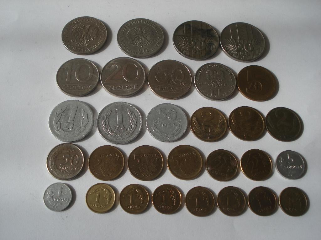 30 munten uit Polen / Polska, Postzegels en Munten, Ophalen of Verzenden, Polen, Setje