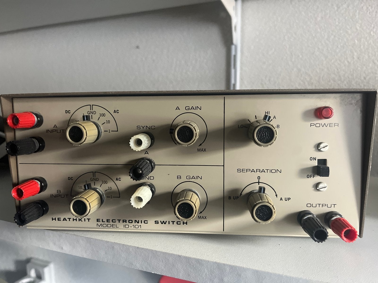 Heathkit ID-101 Elektronische Schakelaar, Verzamelen, Ophalen of Verzenden