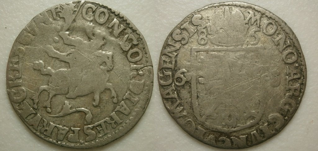 8] Nijmegen Rijderschelling 1686, Postzegels en Munten, Munten | Nederland, Vóór koninkrijk, Zilver, 25 cent, Ophalen of Verzenden