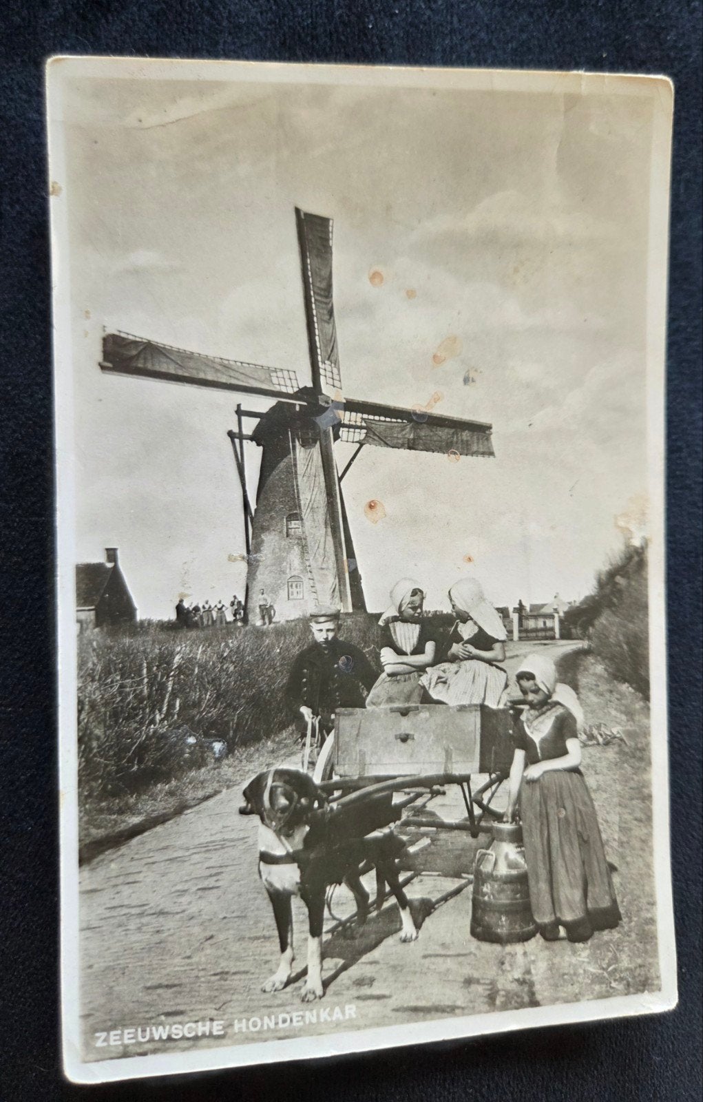 Zeeuwsche Hondenkar, Verzamelen, Ansichtkaarten | Nederland, Gelopen, Zeeland, Voor 1920, Verzenden