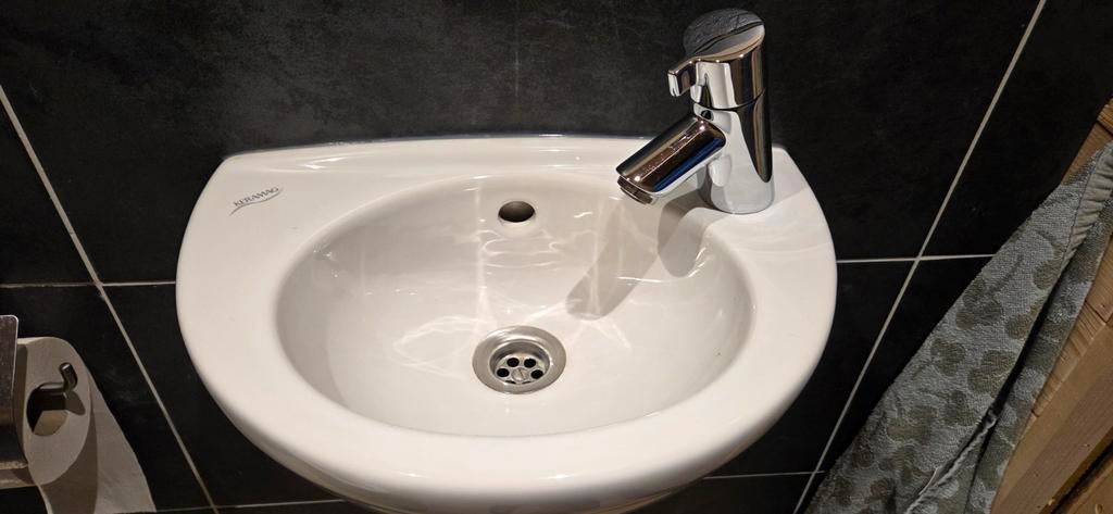 Keramag toiletfontein inclusief Grohe kraan, Minder dan 100 cm, Wasbak of Wastafel, 25 tot 50 cm, 50 tot 100 cm